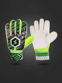 1 Pair Professional Goalkeeper Football Gloves, Anti-Slip Finger Protection, Essential For Match And Training, Back To School - Multicolor - View 13