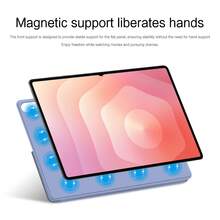 Casing Magnetik untuk Galaxy Tab S11 11 Inci S11Ultra 14,6 Inci dengan Fungsi Tidur/Bangun Otomatis - Mauve Purple - View 6