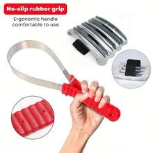 2pcs Horse Sweat Scraper & Itch Comb Set, Serrated Horse Hair Brush With Non-Slip Handle, Horse Grooming Tool For Removing Loose Hair And Sweat, Bathing Care Tool For Racehorse And Pet Horse - 2-piece Lint and Sweat Removal Tool Set - View 4