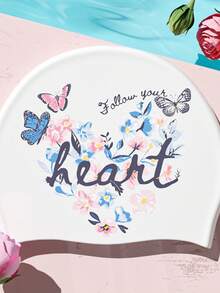 1pc Women Large Size Printed Swim Caps Comfortable Silicone Swimming Cap Long Hair Ear Protection Swimming Cap Pool Accessories - Multicolor - View 8
