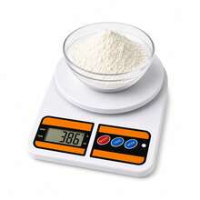 Balança Digital Branca Cozinha de Alimentos Precisão de até 10kg - Branco - Visão 2