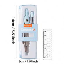 Compasses - Blue Mini Ruler - View 5