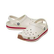 Crocs卡駱馳 Crocband 休閒系列 復古百搭外穿 透氣 洞洞鞋 男女同款 白色 - 白色 - 查看 3