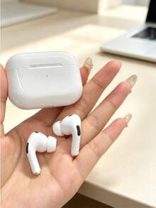 TWS True Wireless Bluetooth Earbuds, Built-In Microphone, Clear Calls, Long Battery Life, Sweat-Proof Design, Comfortable Fit, Compatible With IOS And Android Devices, Suitable For Fitness, Running And Daily Use - White - View 1
