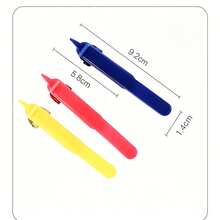 3-Color Clip-On Page Marker Bookmark, Easy Open & Close Without Jamming, Long-Lasting Reading Locator Tool For Middle & High School Textbooks And Extracurricular Reading - Multicolor - View 7