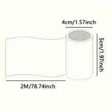 1 Roll English Letter Phrase PET Tape Stickers, Suitable For Notebook Decoration, Scrapbook Collage Material, Phone Case Decoration, Water Bottle Decoration, Waterproof Easy-Tear Planner Tape Stickers - A - View 7