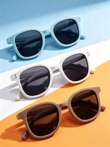 2 Pairs Fashion Glasses For Boys & Girls, Suitable For Children, Party Decoration & Photography Props - Multicolor - View 10