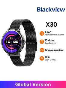 Blackview X30 智慧手錶 全球版 1.26 吋螢幕 360*360 解析度 LBS 基站定位 + WiFi 定位 + GPS 定位 320 mAh 電池 藍牙通話 語音助手 天氣功能 血氧監測 - 查看 8
