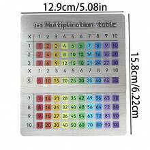 Tabla de Multiplicación Plana 2D, Adecuada para el Aula de Matemáticas y Regalo de Regreso a Clases, Reunión Familiar - Tablas de multiplicar - Ver 2