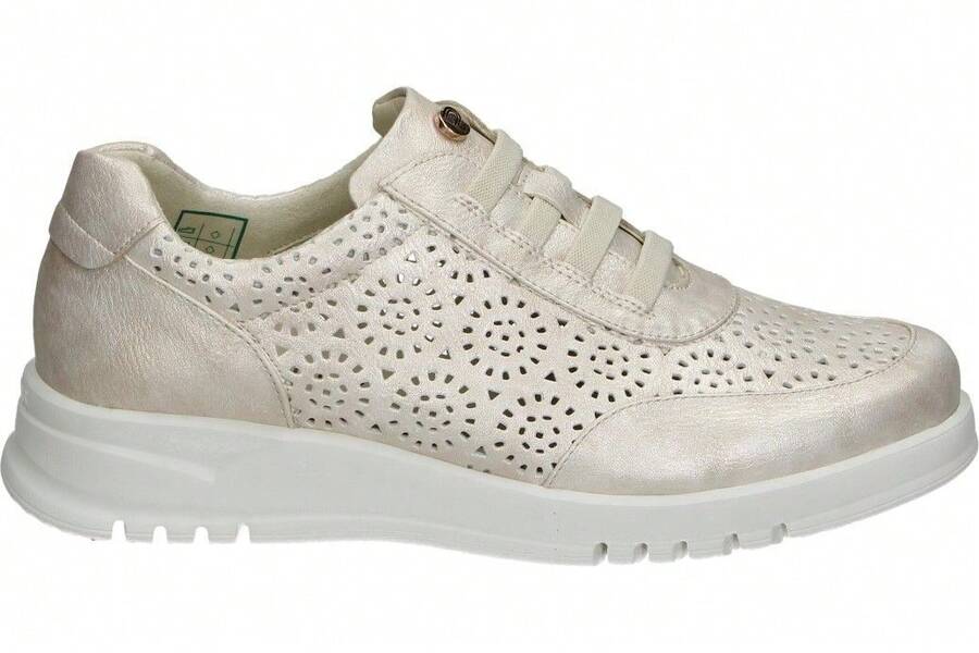 PITILLOS | Zapato Oxford Pitillos para Mujer – Zapato de Piel en Color Dorado con Detalles – Zapato de Cuña con Cordones Elásticos – Slip On – De Piel – Cuña Baja y Cómoda – A - Oro rosa - Ver 1