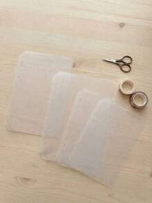 Paquete de 6 hojas de repuesto transparentes mate para carpeta de hojas sueltas – Álbum de pegatinas, sellos y adhesivos - transparente - Ver 2