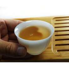 Ice Jade White Porcelain Cups, 2 Oz Teacup Set Of 4 Suet-Fat Jade Porcelain Chinese Tea Cup Set For Gongfu Tea Small Cups - Small Cups - View 4