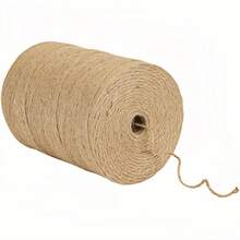 1mm/2mm 10M/100M Natural Vintage Jute Rope Twine Roll Yarn Sewing Crafts Jute Cord Thread Wedding Gift Wrap Ribbon Bows Handmade DIY Party Christmas Decoration - Multicolor - View 18
