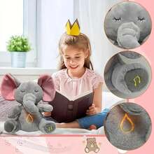 Kids Plush Interactive Toy Figures - Grey - View 5