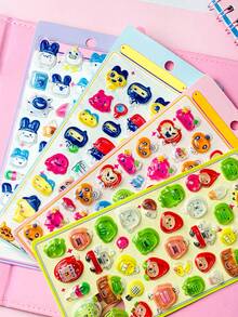 These Transparent 3D Crystal Embossed Water Drop Stickers Have A High-End Texture And Exquisite Appearance. Made Of Notebook Material, They Are Perfect For DIY Decoration Of Smartphones, Laptops, Suitcases, Cups, Skateboards, Notebooks, Guitars And Other Items. - Multicolor - View 8