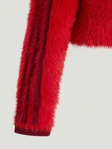 Adidas Originals 女款 CRFT 開襟運動針織毛衣 KT3171 - 紅色 - 查看 6