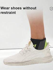 Sports Ankle Support Brace, Suitable For Basketball, Football, Volleyball, And Fitness Sports, Unisex, Shock Absorption To Reduce Foot Fatigue, With Hook-And-Loop Heel Protection, Wraparound Compression Design, And Adjustable Ankle Support - Multicolor - View 7
