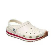 Crocs卡駱馳 Crocband 休閒系列 復古百搭外穿 透氣 洞洞鞋 男女同款 白色 - 白色 - 查看 2