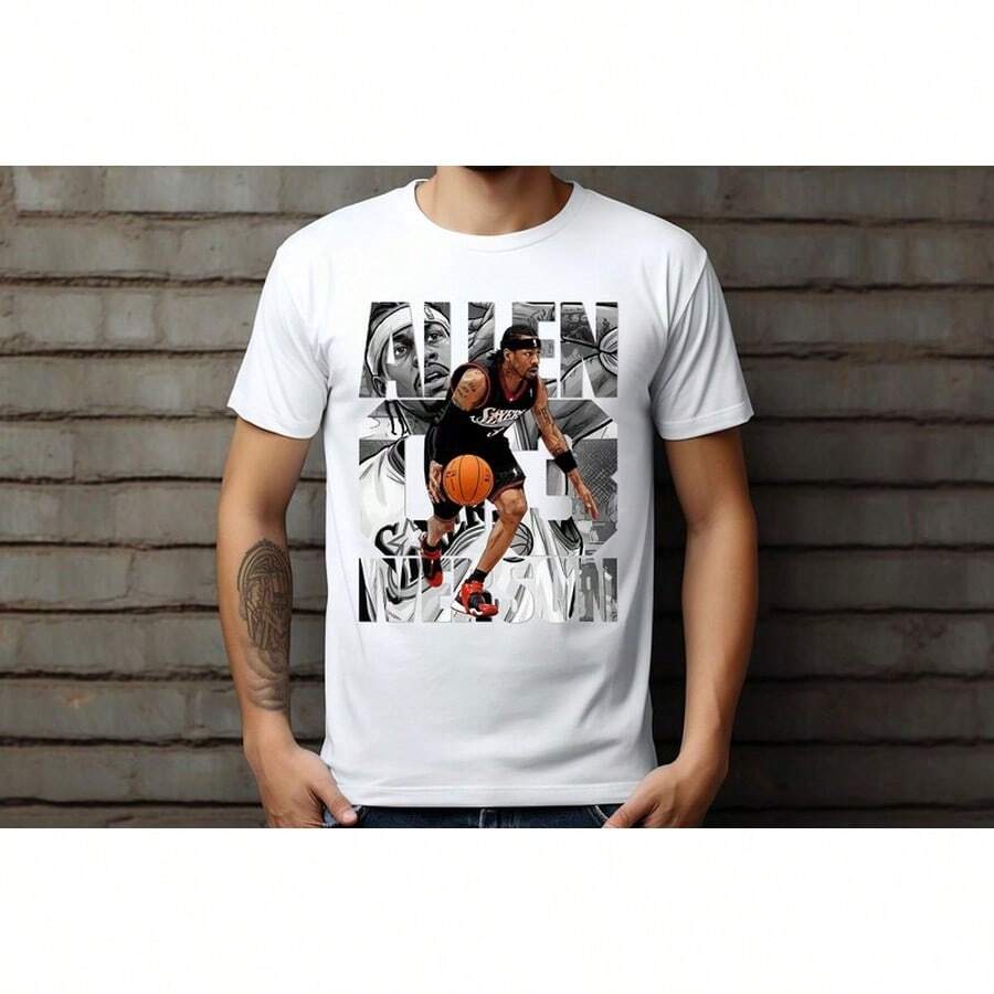 Men Sports Tees & Tanks - 白色 - 查看 1
