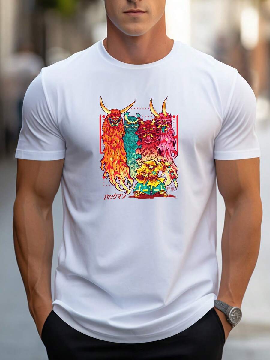 Men T-Shirts - 白色 - 查看 1