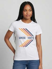 -Unisex Summer/Autumn T-Shirt - 1973 Limited Edition Birthday Man Wife Vintage - Women's T-Shirt - White - Back-To-School Season - Music - Party, XI36 - White - View 1