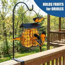 4 Styles Available, Hanging Bird Feeder, Wild Bird Feeding Station, Perfect For Hanging Wild Birds, Bird Feeder Bracket - A - View 2