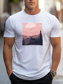 Men T-Shirts - 白色 - 查看 1
