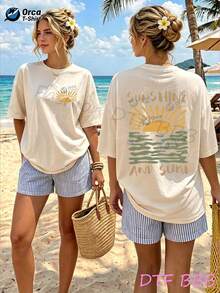 Women T-Shirts - 白色 - 查看 5