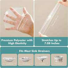 Disposable Kitchen Sink Strainer, Vegetable Washing Basin Drain Filter, Dishwashing Sink Food Waste Drain Mesh - Multiple Styles - View 7