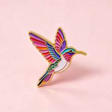 Colorful Hummingbird Lapel Enamel Pins And Brooches Badge Pins For Backpacks Bags Backpack Cool Decoration Friend For Gifts - Multicolor - View 3
