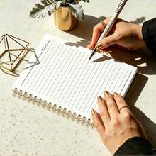 1本 A5 櫻桃設計硬殼螺旋筆記本，大學標準格線，適合辦公與學習使用，是送給老師與學生的絕佳禮物，採用高品質紙張，是聖誕節的理想禮物 - 彩色 - 查看 6