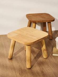 1 pieza Soporte de planta medieval de madera, banco de zapatos, taburete, mesa de plantas de 9.41 pulgadas (24 cm) de altura, para plantas de interior, mesa de acento moderna, elevador de maceta, mesa auxiliar/de extremo pequeña y redonda - Multicolor - Ver 3