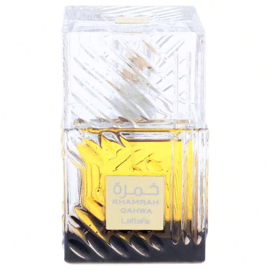 Khamrah Qahwa By Lattafa Unisex EDP 100ml/3.4oz Spray - Rich Roasted Arabic Coffee Blend With Warm Spices, Ginger & Vanilla | Premium Long-Lasting Seductive Exotic Cologne Fragrance | Elegant Luxury Birthday Gift For Men Women - Qahwa - 查看 1