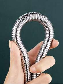 Encrypted Explosion-Proof Stainless Steel Shower Hose, Flexible Water Connection Pipe, Universal Replacement Hose For Bathroom Handheld Shower Head - A - View 5