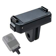 Dudukan Lepas Cepat Magnetik untuk Kamera Aksi, Adaptor Gigi Ganda dengan Bantalan Anti Selip Silikon dan Kunci Logam, Kompatibel dengan Kamera 360 dan Action 5 Pro/4/3, Hitam - View 1