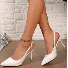 GAN AI Women Pumps - White - View 1