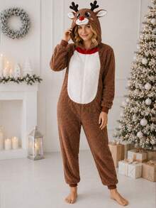 Maternity Sleepwear - Mocha Brown - View 3