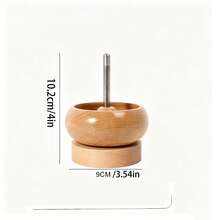 DIY Bead Spinner, Bead Spinner Jewelry Making, Easy Rotating Wooden Bracelet Spinner With 1 Bead Needle, Suitable For Making Seed Clay Bead Belts, Bracelets - Multicolor - View 8