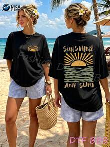 Women T-Shirts - 黑色 - 查看 1