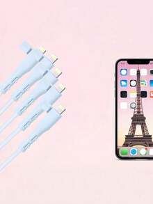 USB-C Cable Breakage Protection Sleeve, Flexible Charging Data Cable Protector, Suitable For Phones, Tablets, Laptops And All USB-C Devices - Multicolor - View 9