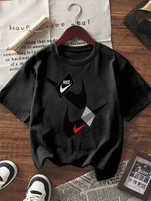 Women T-Shirts - 黑色 - 查看 7