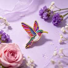Colorful Hummingbird Lapel Enamel Pins And Brooches Badge Pins For Backpacks Bags Backpack Cool Decoration Friend For Gifts - Multicolor - View 7