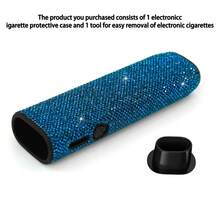 BLBLBL 1 Set Baru Casing Pelindung Mewah Berkilau Rhinestone Lucu yang Dirancang Khusus untuk IQOS ILUMA I ONE, Casing Pelindung Rokok Elektronik Soft Shell Anti-Jatuh + 1 Alat Pengganti: Cocok untuk Pecinta Kecantikan - MultiWarna - View 23