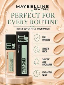 Maybelline Custom Foundation Flawless Versión 103, Tamaño Completo 30ml, Muestra 18ml, Textura Ligera y Adherente, Alta Cobertura, Larga Duración, Resistente a la Opacidad - Base de maquillaje personalizada impecable 103 - Ver 11