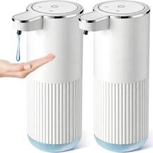 DONASIRA 1pc 360ML Wall-Mounted Touchless Automatic Soap Dispenser, USB Rechargeable Smart Handwash & Dishwash Machine, IPX5 Waterproof & Moisture-Proof Body, 4-Level Battery Indicator, Long-Lasting Battery Life, ABS Material, Foam & Liquid Soap Options, Suitable For Kitchen, Bathroom, Hotel, School, Home & Holiday Gift, High-Tech Product - Multicolor - View 20