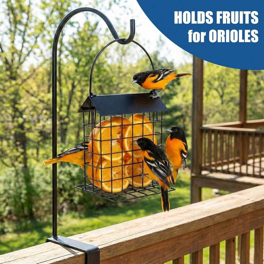 4 Styles Available, Hanging Bird Feeder, Wild Bird Feeding Station, Perfect For Hanging Wild Birds, Bird Feeder Bracket - A - View 1