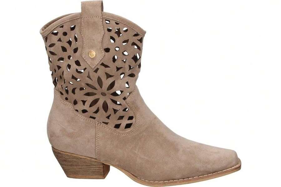 Women Ankle Boots & Booties - 米色 - 查看 1