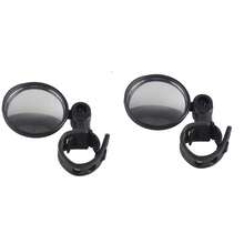 TOSUOD 1 Pair Bicycle Rear View Mirrors, 360° Rotating High-Definition Convex Elliptical Mirror, Black Carbon Fiber Appearance, Quick Installation And Easy Operation, Wide Field Of View With Clear Imaging, Sturdy And Durable Anti-Drop And Wear-Resistant Mirror Body, Compatible With Road Bikes And Mountain Bikes, Cycling Safety Observation Accessory, Fashionable Bicycle Modification Cycling Gear - Black - View 13
