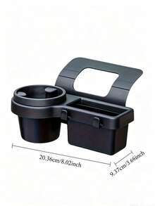 1PC Multifunctional Car Storage Box With Cup Holder, Drink Holder, Side Door Window Phone Slot And Hanging Storage Rack, Durable ABS Material, Easy Installation, Space-Saving Design For Vehicle Organization - Multicolor - View 9
