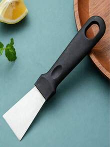 2pcs 14cm Straight/Curved Scraper, Refrigerator Defrosting Scraper, Kitchen Cleaning Tool, Pot Bottom Scraper, Degreasing Tool, Black Smoke Scraper - Multiple Styles - View 14